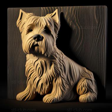 3D model st Dandy Dinmont Terrier dog (STL)